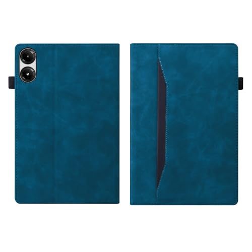 Coque antichoc Xiaomi Redmi Pad SE 11 2025 bleue avec support vidéo intégré