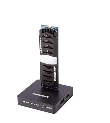 Base M.2 NVMe SSD Docking USB3.2 GEN2 Tipo-C negra miniatura 4