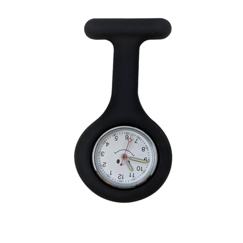 General Healthcare Silicone Soft Nurse/Doctor Medical Watch Fob (Black)