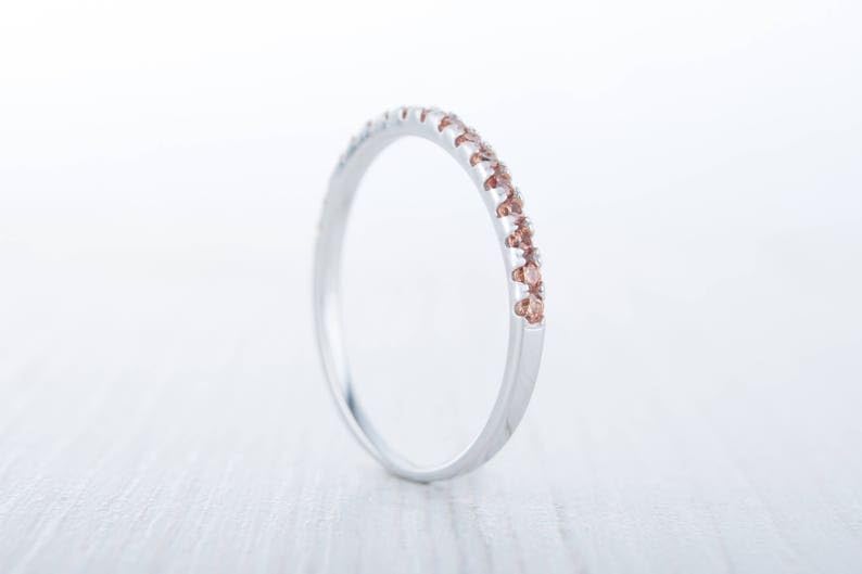 Bague citrine naturelle orange en argent 925, le cadeau idéal