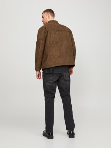 Image of JACK & JONES Male Faux Suede Jacket Faux Suede Jacket