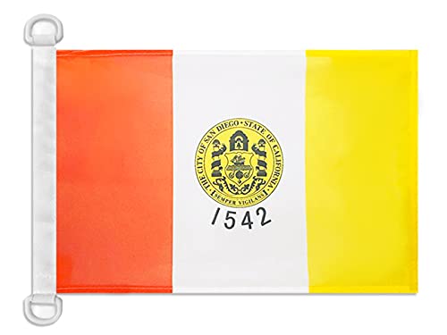 AZ FLAG San Diego Nautical Flag 18'' x 12'', San Diego city, California flags 30 x 45 cm, Banner 12x18 in for boat — image 1