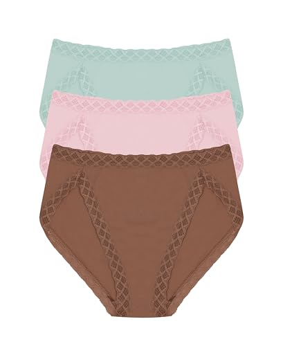 Image of Natori Women's Pima Bliss French Cut Briefs 3 Pack