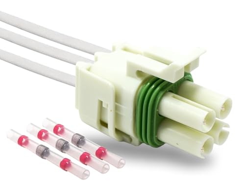 4-PIN Tower Half Weather-Pack 3-Way Male Natural Colored Multi-Purpose Pigtail fit GM Original Equipment PT143