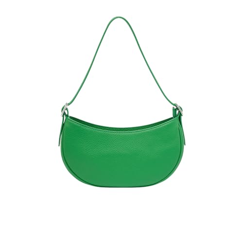 Image of Lacoste Women's Top Grain Leather Halfmoon Shoulder Bag