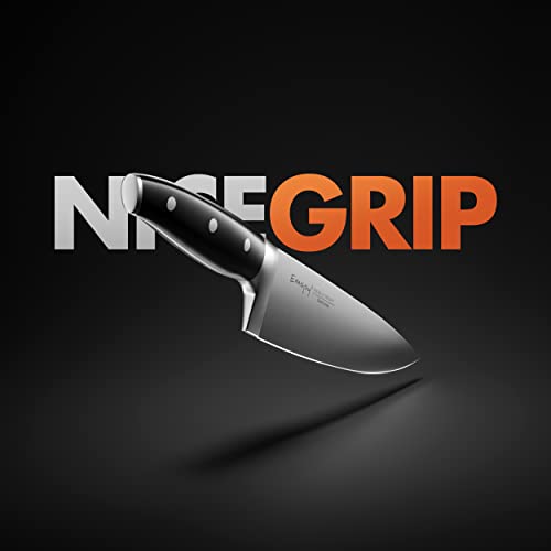 Emojoy 22-Piece Kitchen Knife Set With Block, Include 2-Pair Chef Knives, Carving Fork And Sharpener (Dual-Chef Sets) #TOP4