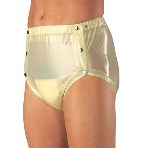 Suprima Inkontinenz-Slip mit großen Druckknöpfen gelb S