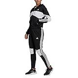 adidas W Bold Block TS Tracksuit, Women's, Black, S
