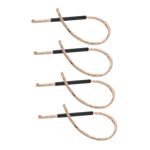 Toddmomy 4Pcs Fire Starter Cords with Handles for Camping Wind Resistant Easy Ignition Versatile Outdoor Tool for Flame Lighting