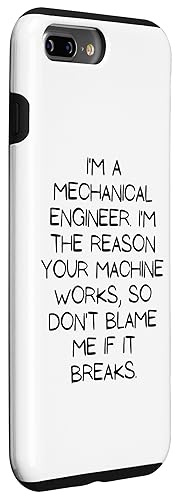 Image of iPhone 7 Plus /8 Plus Motivational Saying Mechanical Engineer Learning School Gag Case