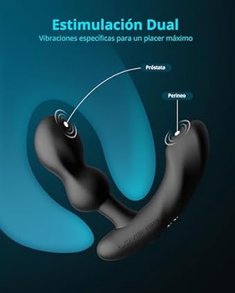 LOVENSE Edge 2 Bluetooth Estimulador de Próstata Vibrador Hombre con Control App, Patrones de Vibración Personalizados Ilimitados