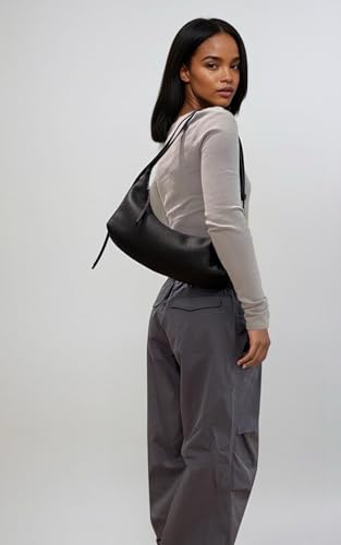 Everyday Bag - Genuine Leather Handbag Minimal Style with 2-Way Crossbody & Shoulder Adjustable Strap3