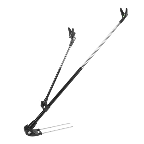 KOMBIUDA Fishing Rod Holder Wall Mount Rod Rack Sturdy Stainless Steel Ground Insert Multipurpose Compact