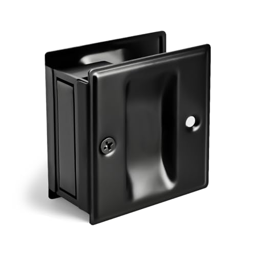 HOMOTEK Passage Sliding Door Pull Black
