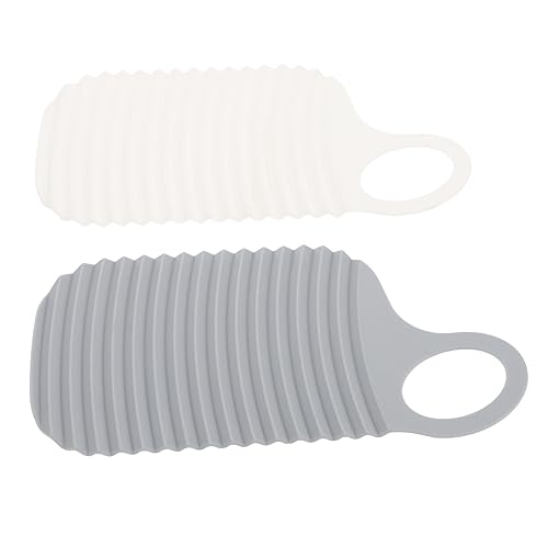 FOMIYES 6pcs Mini Wash Board for Laundry Soft Rubber Portable Travel Washing Board Non-Slip Design for Underwear Socks Baby Clothing Towels