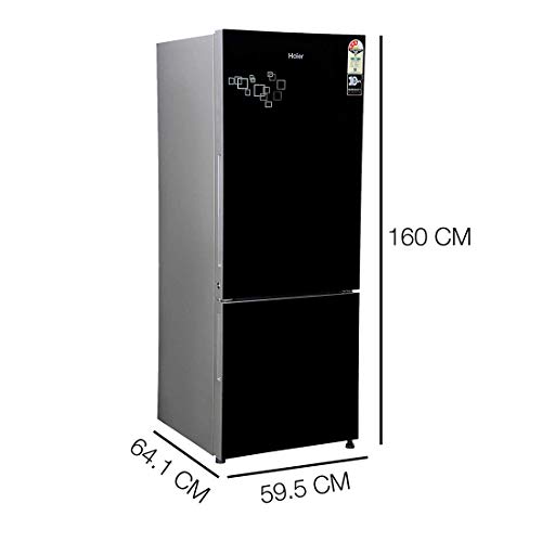 Haier 320 L 2 Star Inverter Frost-Free Double Door Refrigerator (HRB-3404PMG-E, Mirror Glass) amazinggiftidea-com