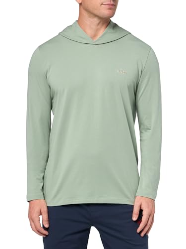 BOSS Men's Mix&Match Crewneck Cotton Lounge Long Sleeve T-Shirt