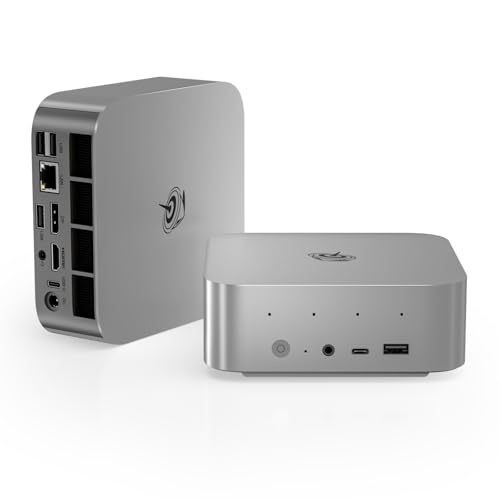 Beelink SER8 Mini PC, AMD Ryzen 7 8745HS(8C/16T, up to 4.9GHz), 32GB DDR5 RAM 1TB PCle4.0 SSD, SER8 Mini Computer Support 4K@144Hz, Tirple Display, HDMI+DP, WiFi6, BT5.2, USB4