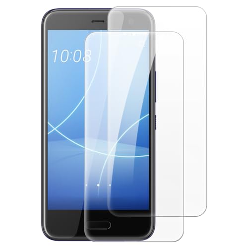 Shantime [2 piezas Protector Pantalla Cristal Templado Compatible con HTC U11 Life (5.2 pulgadas), HD Claro Antirrayas Sin Burbujas