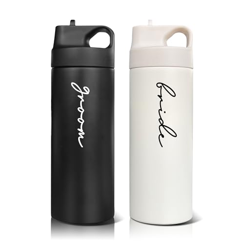 GroomBrideGifts Bride and Groom Insulated Tumblers | The Perfect Engagement