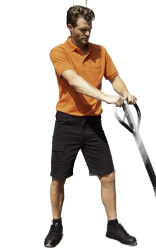 Result Workguard Slim Chino Shorts, Navy Blue, Medium. R471X