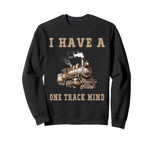 Tengo un ferrocarril de Motor de Tren Mental de una vía Sudadera