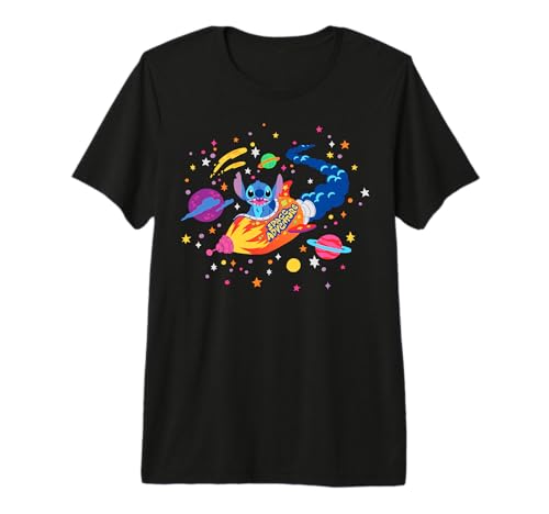 T-shirt Stitch Disney Space Adventure vêtement fusée espace