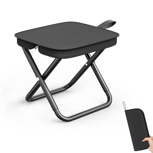 Sgabello Pieghevole Portatile, Sedie Pieghevoli da Esterno, Mini Sgabello da Campeggio, Sgabello Richiudibile, Sgabelli Pieghevoli per Attività All'aria Aperta per Viaggi, Escursioni, Giardino, Picnic