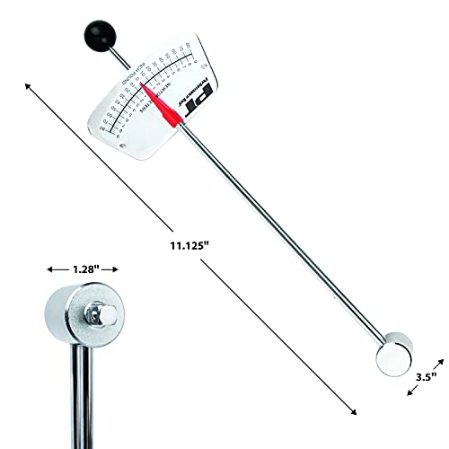 Performance Tool M195 1/4-Inch Drive Torque Beam Wrench - 0-80 inch/lbs | Ball Handle | Accurate Torque Measurement