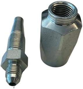 1/4" Hose x 1/4" Male JIC Reusable Hydraulic Fitting | R2/R16 Hose Assembly & Repair | Steel Reusable JIC 37° Flare Hydraulic Hose End