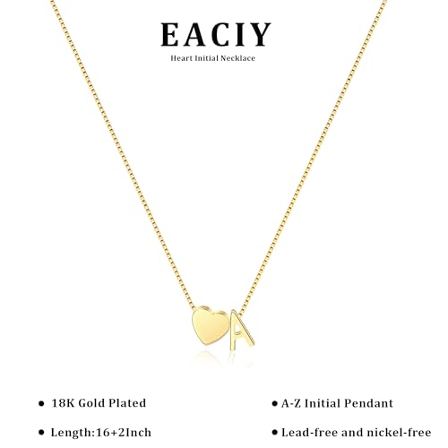 Eaciy Gold Initial Necklaces for Women Teen Girls Gifts Jewelry by Eaciy - Used condition - Image 7