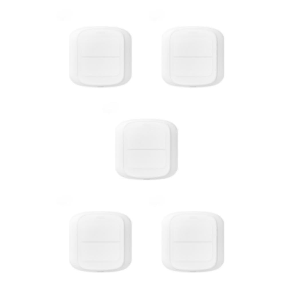 IOIUSKKU IOIUSKKU 5 Set of Zigbee Wireless Switch - Smart Home Automation with Push Button Portable Switch Push Button Scene Switch Push Tuya Smart WiFi, WiFi 5Set