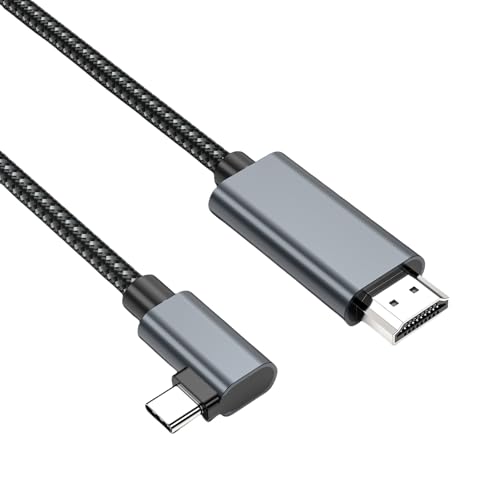 NONGYU Cable adaptador tipo C a HDTV USB C a HDTV, cable 4K a 30Hz para smartphones, portátiles, monitores, conexión irrompible