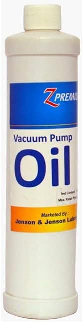 ZPremium Vacuum Pump Oil With Single And Double Stage For All Types Of Vacuum Pumps For Lubrication, Sealing, Heat Dissipation, Contaminant Removal (Universal) - 330 Ml, Pack Of 2