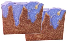 Mia's Wish Soap Bar, Black Amber and Lavender, 2 Count