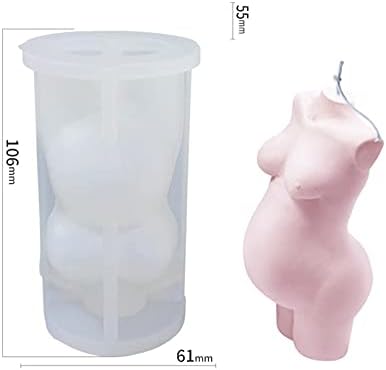 Miniatura 2 de Molde de silicona para cuerpo humano, moldes de velas de resina, molde 3D casero para hacer jabón, velas, chocolate, yeso, cangrejos artísticos