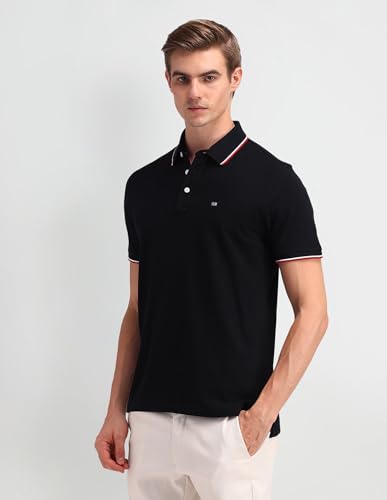 Image of Arrow Sports Men Solid Regular Fit Polo Shirt