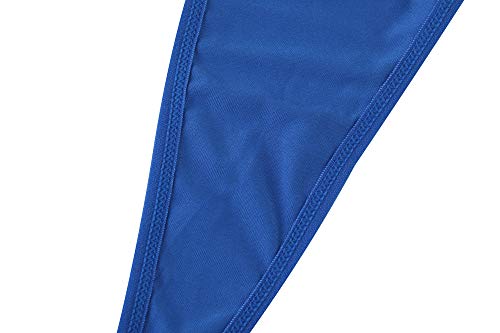 Justgoo Womens Sexy G-String Lace Thongs Panties Underwear Low Rise T-Back Underpants Blue #TOP2