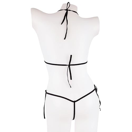 Micro Bikini Sheer Bikini Triangle See Through Extreme Thong Sexy Mini Bathing Suit Gifts for Women OneSize 2-83