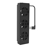 Solución de ventilación óptima: este ventilador de refrigeración está diseñado para un flujo de aire eficiente, manteniendo tu consola de juegos fresca durante mucho tiempo para evitar sobrecalentamiento y daños.