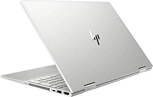 Image of HP Envy x360 2-in-1 Laptop, 15.6 inch Full HD Touchscreen, 10th Gen Intel Core i7 Processor, 12GB Memory, 512GB PCIe NVMe SSD, Wi-Fi, HDMI, Backlit Keyboard, Windows 10 Home, Silver (i7-1065G7 Processor)