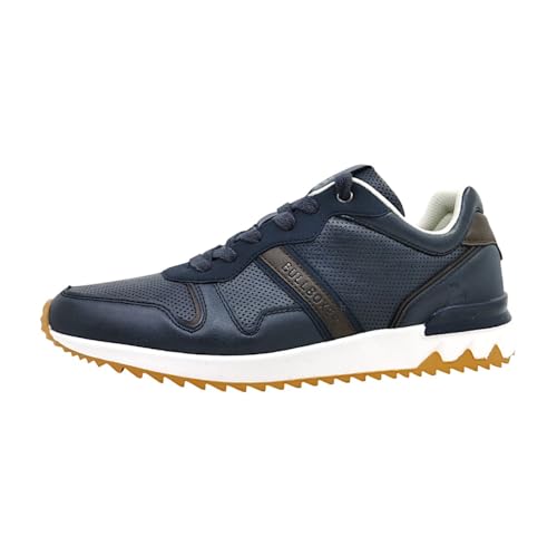 BULLBOXER Zapatos De Hombre Plantillas Sueltas Con Cordones Azul Ocio, azul marino, 44 EU