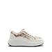 DREAM PAIRS Women Platform Chunky Lightweight Comfortable Casual Lace-Up Sky Walking Fashion Sneakers,Size 9,Brown/Beige/White,SDFN2415W