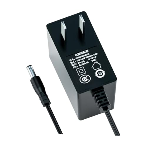 Adaptateur secteur 5V 2A noir chargeur universel 5V 1,5A cordon long grande fiche ronde