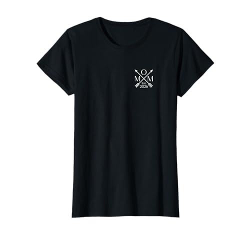 Mom 2026 Mom est 2026 Camiseta