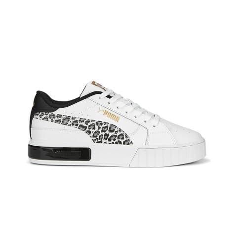 PUMA Kids Girls Cali Star Wild Leopard Platform Sneakers Shoes Casual - Black