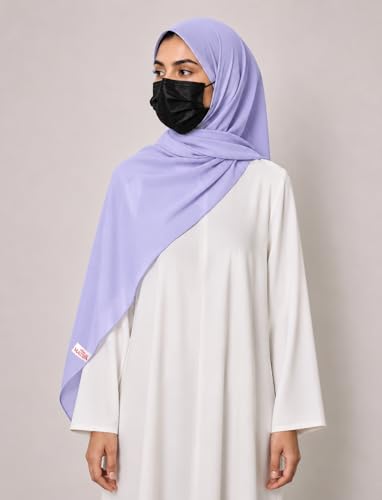 Image of Premium Georgette Hijab for Girls & Women | Lightweight and Breathable | Combo Pack of 4 | 180 cm x 70 cm