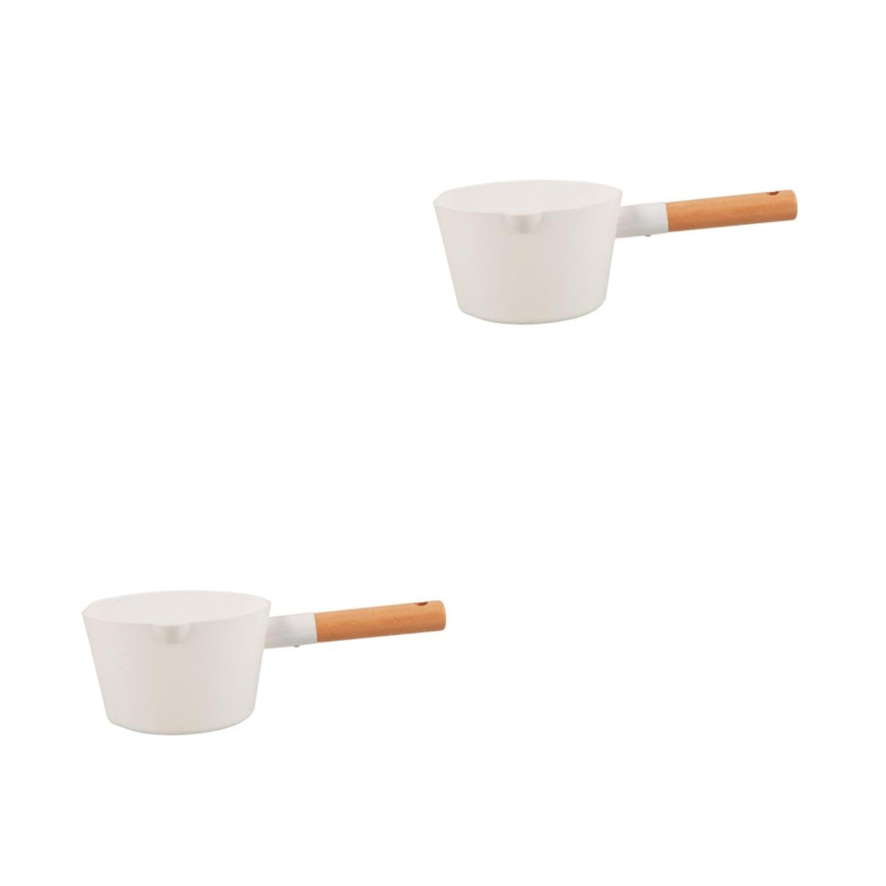 TOPBATHY 2piezas Cucharón De Madera Mango Utensilio De Cocina Para y Agua Ecológico y Para Cocinar y Casa
