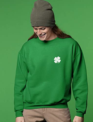Tstars St Patricks Day Sweatshirts Pocket Size Clover Irish Sweatshirt for Men4