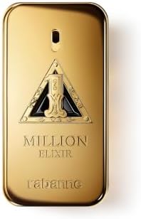 Rabanne 1 Million Elixir Parfum Intense - Long Lasting Luxury Cologne for Men with Rose Damascena, Vanilla Absolute & Cedarwood - Men's Fragrance Spray